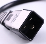 IEC 60320 C20公插，IEC 60320 C19母插，服務器，數據庫，PDU電源線，各國安規標準，AC電源連接線