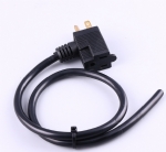 美國電源線 (UL電源線)NEMA 5-15P 尾部帶插座，豬尾巴插頭美國UL加拿大cUL認證安規標準AC電源連接線